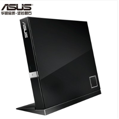 华硕（ASUS）SBW-06D2X-U 光驱 6倍速 USB2.0 外置蓝光 光驱刻录机 黑色